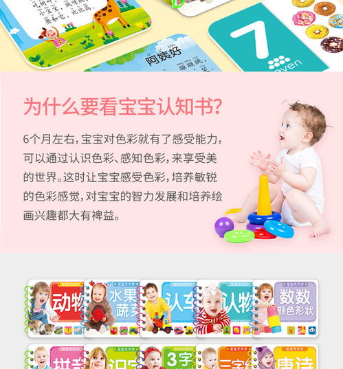 嬰幼兒童識(shí)字圖 0-3歲寶寶的撕不爛早教啟蒙卡片